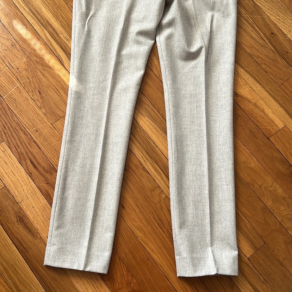 Reiss Connelly Flannel Wool Pant Trousers US Size 2 UK Size 6 - Picture 9 of 12